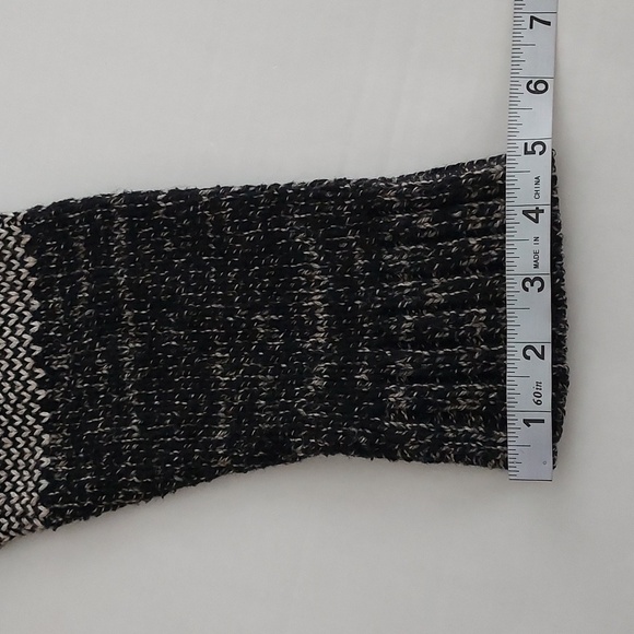 Lucky Brand Wool Blend Stargazer Tribal Aztec Open Knit Cardigan Sweater - Picture 10 of 11